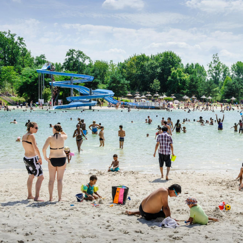 Ile de loisirs de Cergy-Pontoise - Baignade en été