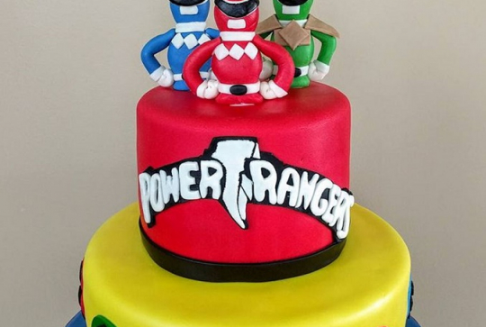 Anniversaire enfant Power Rangers - Gâteau