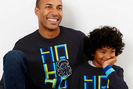 Pull noel sales papa et fils
