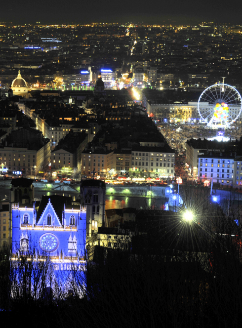 Panorama Fête des Lumières 2011