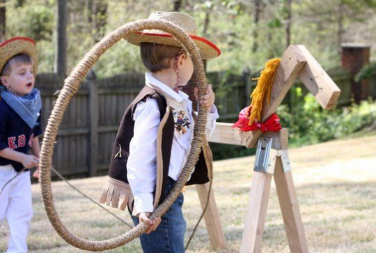 Jeux de cowboys et d'indiens