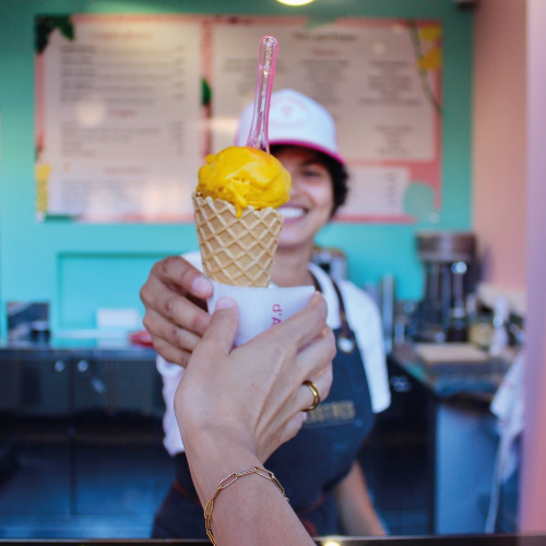 Glaces Louise : cornet