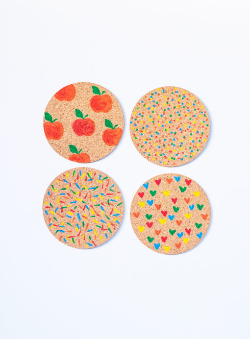 Customisation de dessous de verres