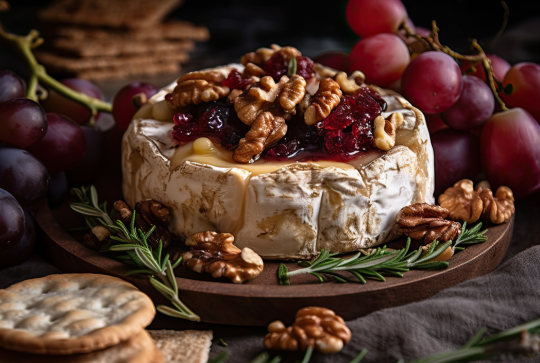 Camembert rôti de Noël