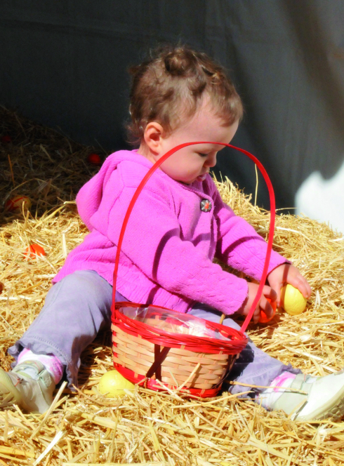 Chasse aux oeufs au parc Phoenix à Nice