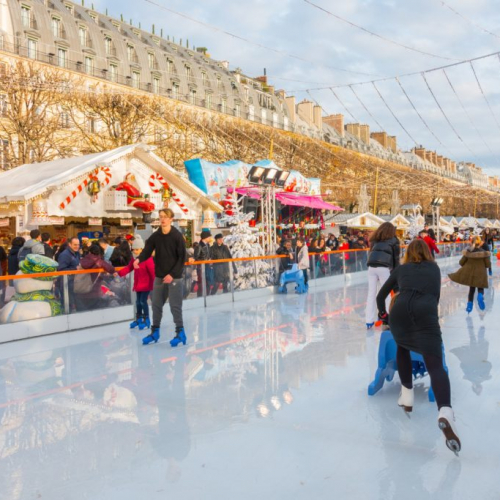 Marché de Noël et patinoire des Tuileries