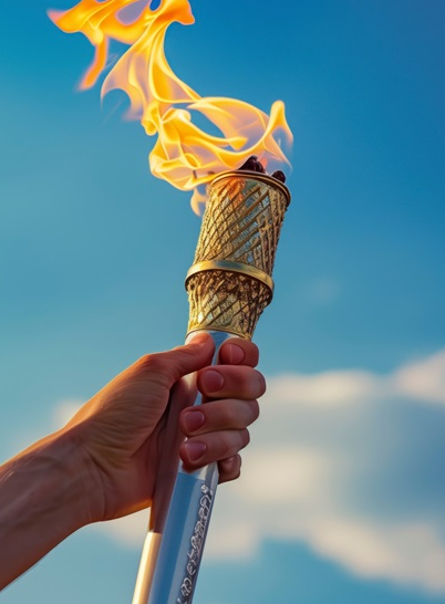 Flamme olympique à Nantes