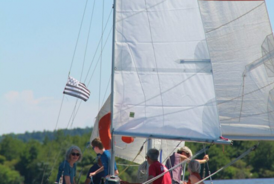 Sortie voile en famille - Loire-Atlantique développement