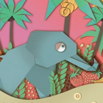 Galetta l'éléphantine de la jungle - Cie Les Mille Bras