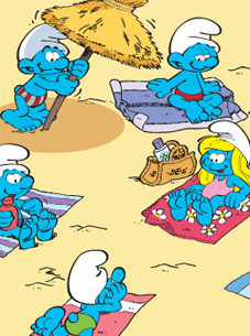 Tournée Les Schtroumpfs à la plage