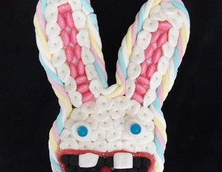 Lapin Crétin en chamallows