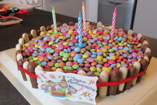 Gâteau Smarties