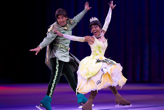 Tina et son prince à Disney sur glace