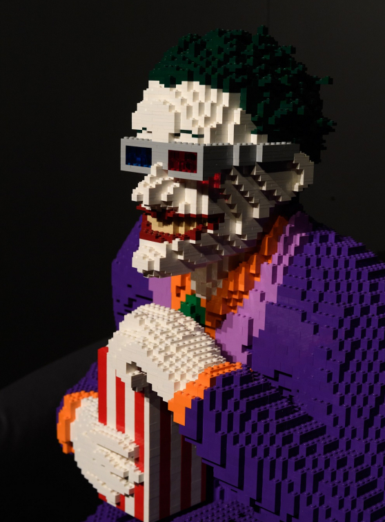 The Art of the Brick : DC super heroes - Joker pop corn