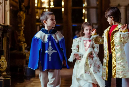 Costumes d'époque au Château de Chantilly