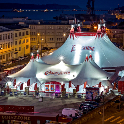 Le chapiteau du Cirque Bouglione