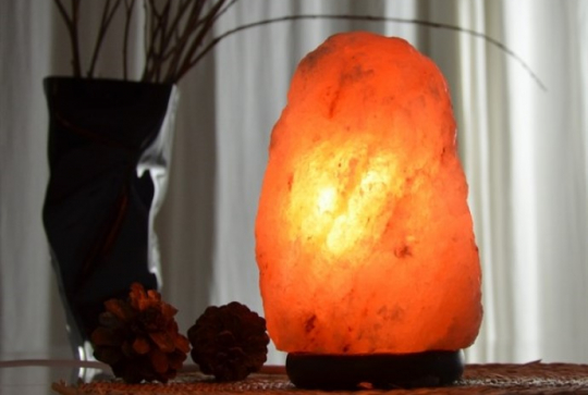 Lampe en sel d'Himalaya