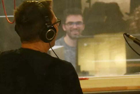 Tatie Jambon : Marianne James en enregistrement studio