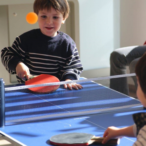 Fête du sport à la Maison de la Radio : ping-pong