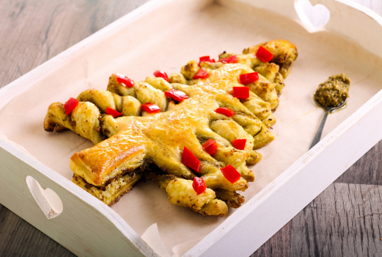 Sapin en pâte feuilletée