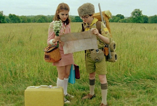 Moonrise Kingdom : les deux ados en fuite