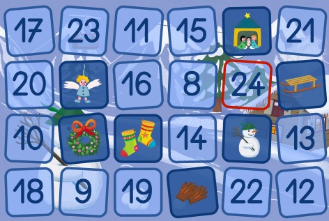 Le calendrier de l'avent de Petit Ours Brun