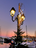 Noël à Saint-Jean-Cap-Ferrat : Illuminations sur le port