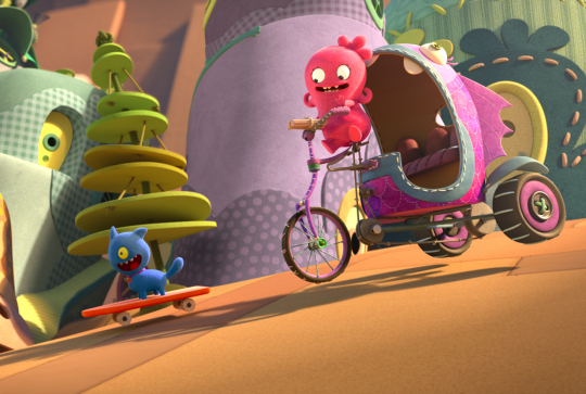 UglyDolls - Moxy à vélo