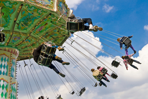 Fête foraine de printemps de Clermont-Ferrand : chaises volantes