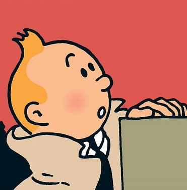 Tintin et Milou au Musée en Herbe