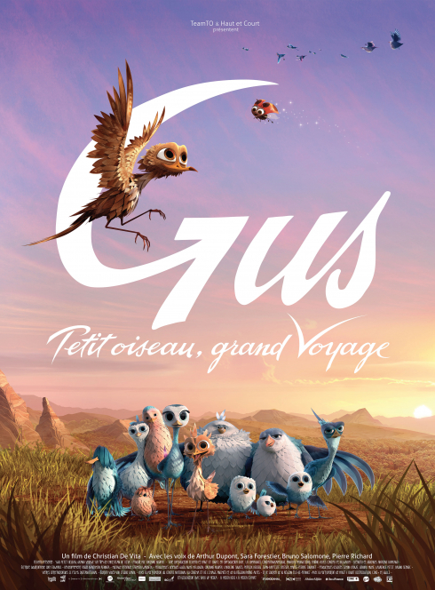 Gus petit oiseau Grand Voyage affiche