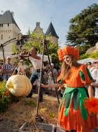 Fête de la citrouille au Château de Rivau en famille