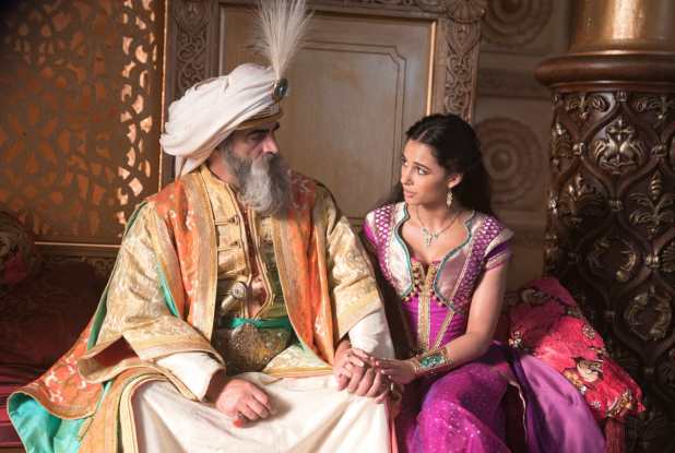 Aladdin, le film : Jasmine et son père