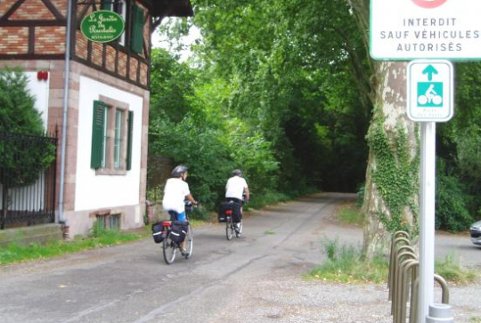 Voie verte de Strasbourg à La Wantzenau