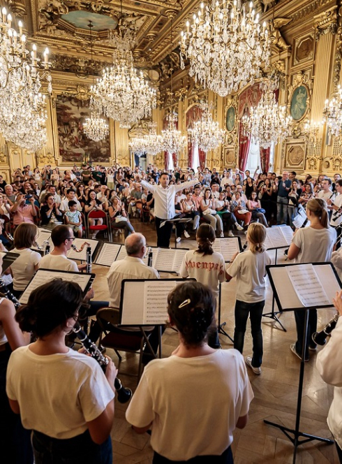 Journées du Patrimoine : Concert donné par des enfants à l'Hôtel de Ville