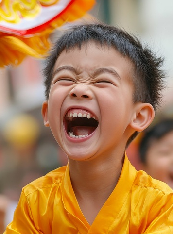 Nouvel An chinois à Paris : défilé enfant