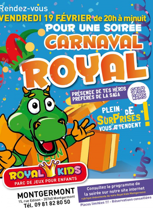 Carnaval au Royal Kids de Montgermont