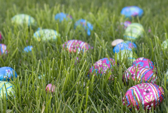 Chasse aux oeufs de Pâques