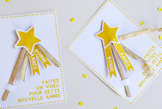 Carte de voeux magique