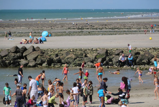 Plage de Wimereux - Bassin pour enfants