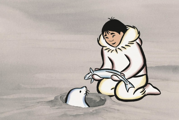 L'Enfant qui voulait être un ours : Titom pêche