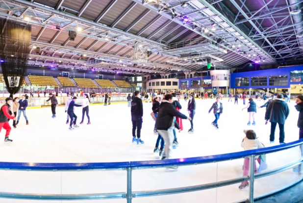 Le Blizz - patinoire à Rennes - sur la glace