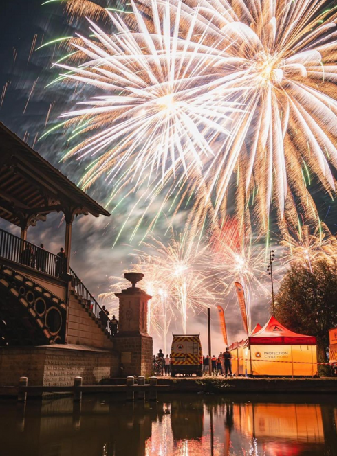Fête nationale à Tourcoing : Feu d'artifice