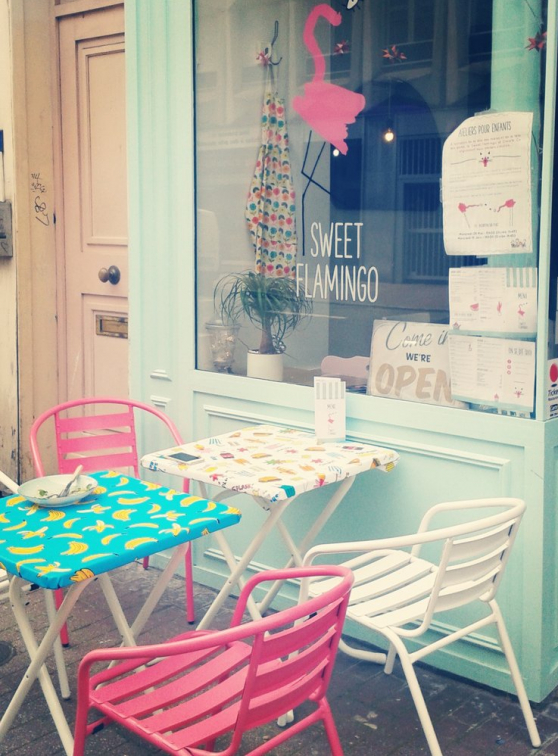 Sweet Flamingo : La terrasse