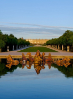 Château de Versailles : fontaine et vue sur les jardins