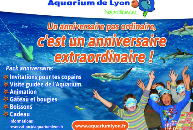 Anniversaire à l'Aquarium de Lyon