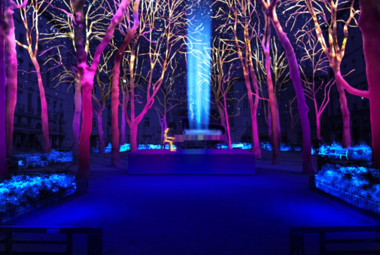 Un piano sous la neige - Fête des Lumières 2015