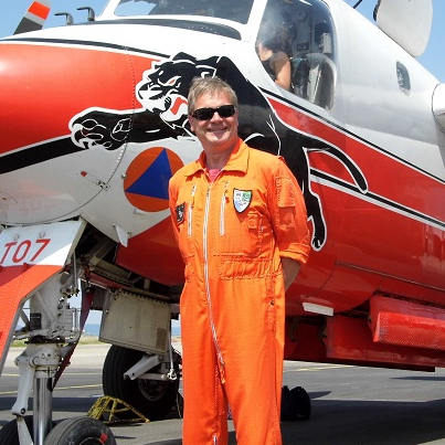 Patrick Calamia, pilote de Tracker à la BASC