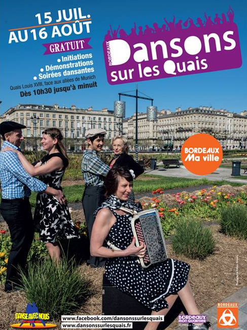 Dansons sur les quais 2015 à Bordeaux