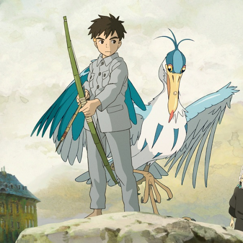 Le Garçon et le Héron : affiche